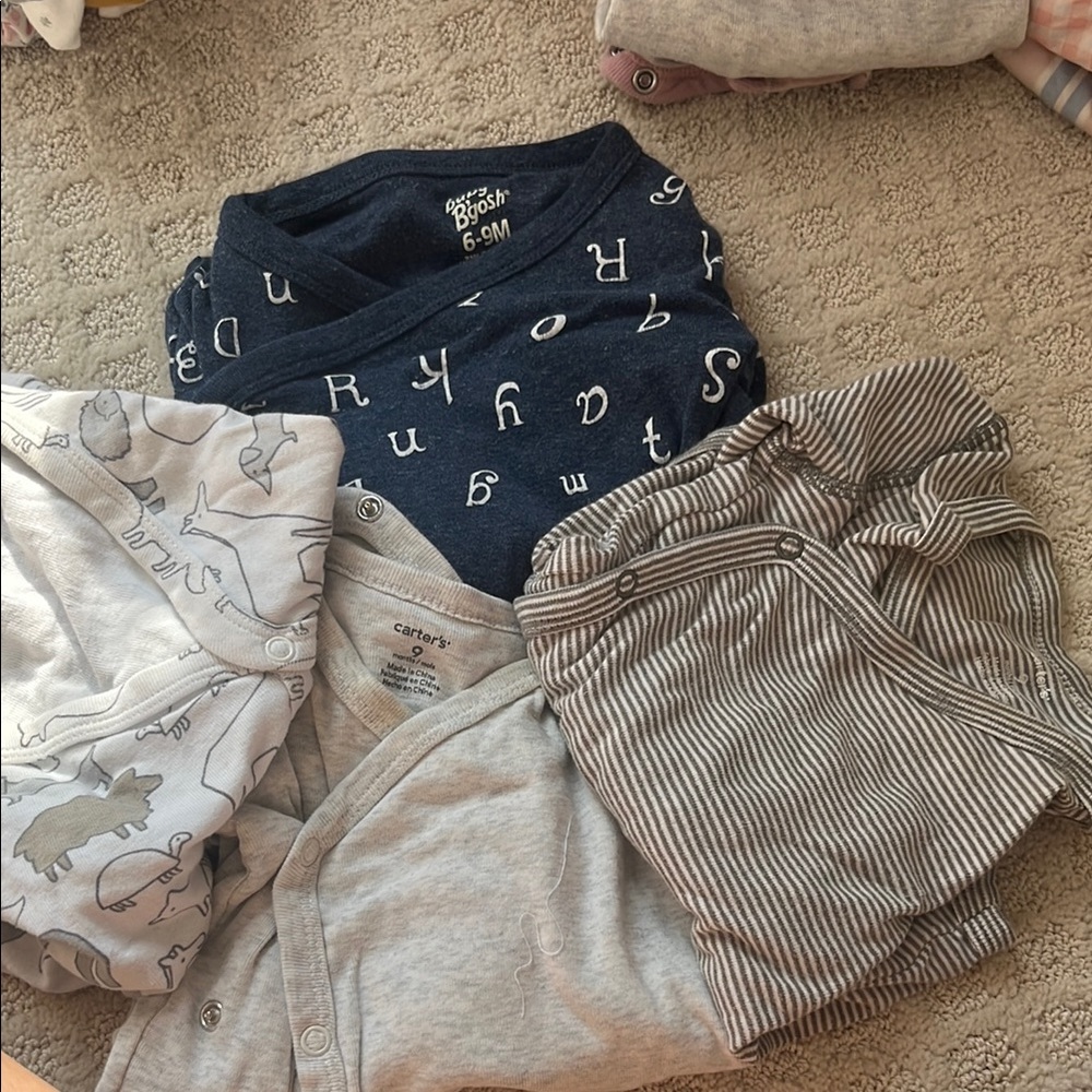 Carter's Navy and Gray Baby Outfit Set